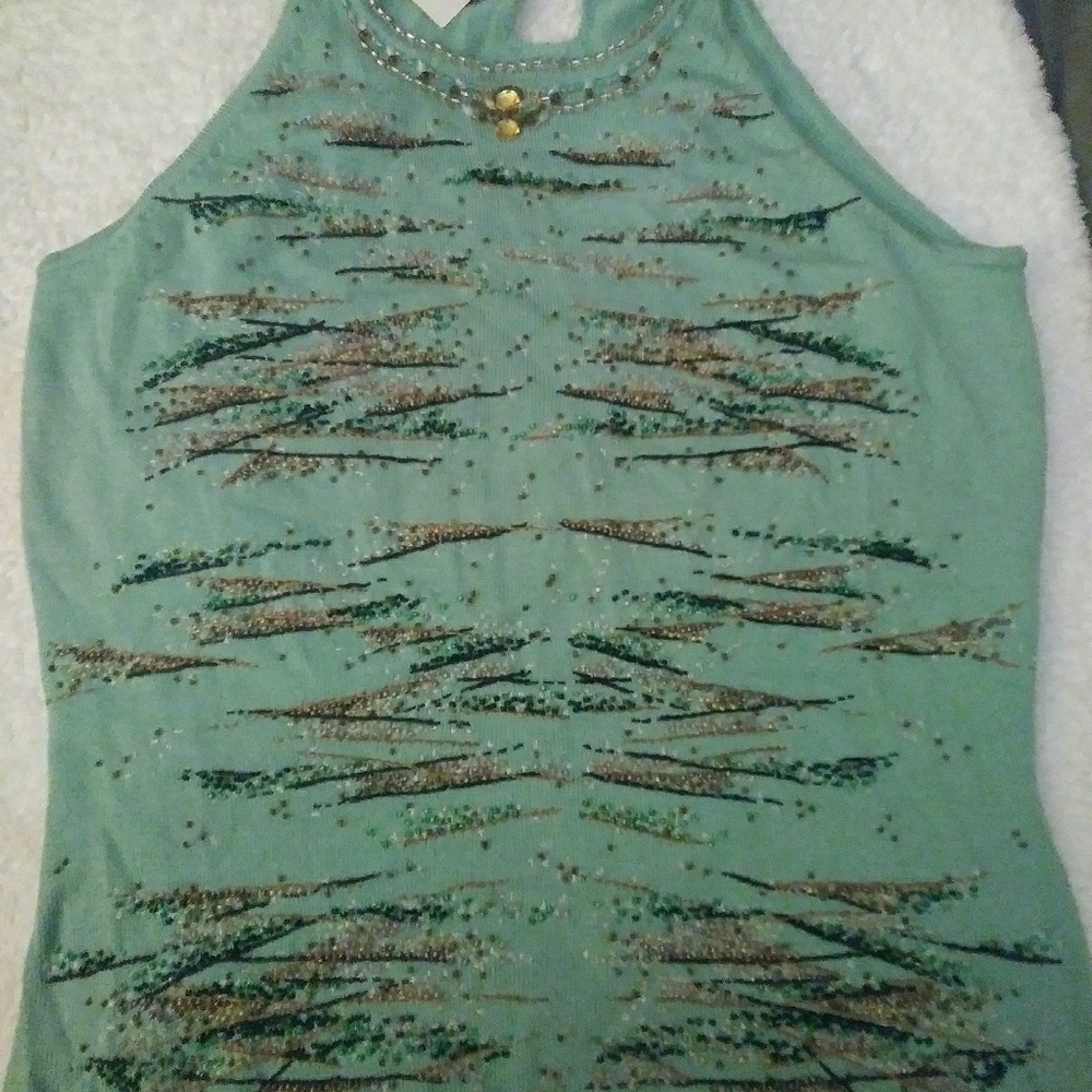 Fabulous Michael Simon embellished top